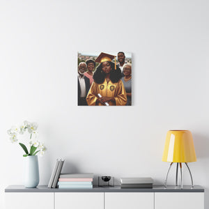 Graduation Celebration Canvas