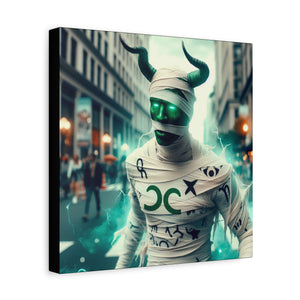 Canvas Print: Halloween Taurus Mummy