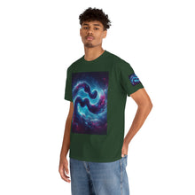 Load image into Gallery viewer, Aquarius Galaxy Themed Unisex Heavy Cotton Tee, Cosmic T-Shirt, Sci-Fi Apparel, Unique Space Graphic Tee, Gifts for Star Wars Lovers, Trendy [...]
