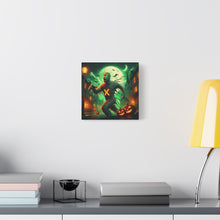 Load image into Gallery viewer, Spooky Halloween Wall Art Canvas, Mummy Decor for Fall, Halloween Party Decoration, Frightening Home Decor, Unique Gift Idea
