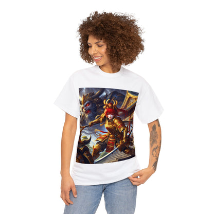 Samurai Aries (F3) Unisex Heavy Cotton Tee