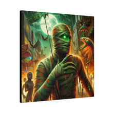 Load image into Gallery viewer, Canvas Print Halloween Pisces Mummy
