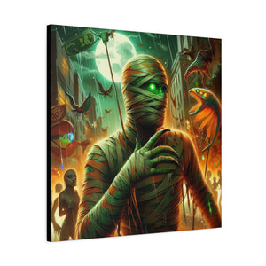 Canvas Print Halloween Pisces Mummy