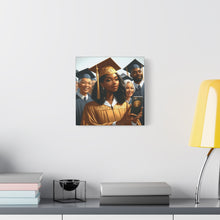 Load image into Gallery viewer, Graduation Canvas Art, Graduation Gift for Her, High School Graduation Decor, College Grad Wall Art, Inspirational Graduation Gift

