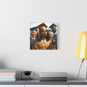 Graduation Canvas Art, Graduation Gift for Her, High School Graduation Decor, College Grad Wall Art, Inspirational Graduation Gift
