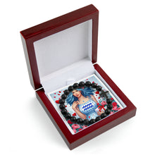 Load image into Gallery viewer, My Aquarius Valentine (2) Cross Bead Bracelet
