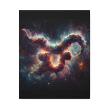 Load image into Gallery viewer, Celestial Taurus Canvas Print, Astrological Wall Art, Zodiac Decor, Horoscope Gift, Unique Home Decoration
