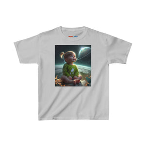 Pisces Astro Baby (1) Kids Heavy Cotton™ Tee