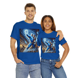 Aquarius Father's Day (8) Unisex Heavy Cotton Tee