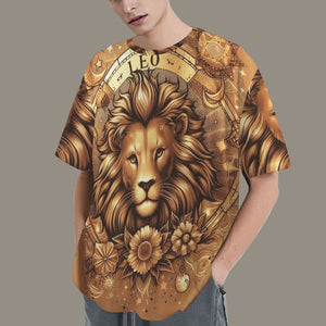 Leo Round Neck Loose T-Shirt