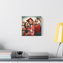 Load image into Gallery viewer, Custom Graduation Canvas Print, Family Portrait Wall Art, Celebrate Achievements, Perfect Gift for Graduates, Aries Zodiac Decor
