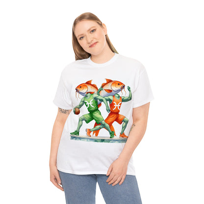 Team Pisces (3) Unisex Heavy Cotton Tee