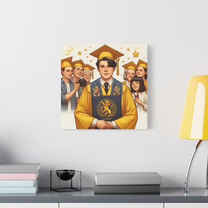 Graduation Canvas Art, Wall Décor, Gift for Grads, Celebration Artwork, Inspirational Home Decor