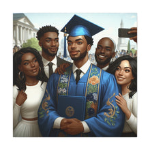Load image into Gallery viewer, Graduation Celebration Canvas Wall Art, Personalized Gift, Home Décor, Graduation Keepsake, Unique Family Portrait
