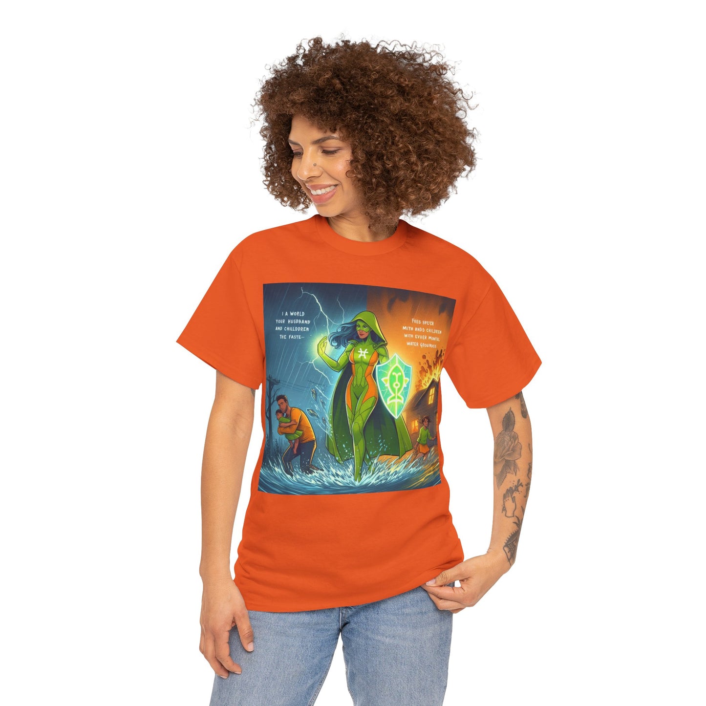 Pisces Mother's Day (4) Unisex Heavy Cotton Tee