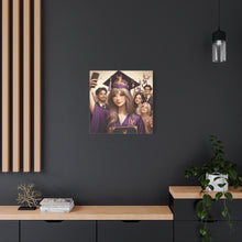 Load image into Gallery viewer, Graduation Canvas Print, Customizable Wall Art, Gift for Grads, Inspirational Home Decor, Graduation Celebration
