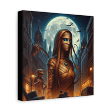 Load image into Gallery viewer, Canvas Print - Halloween Virgo Astrology Mummy
