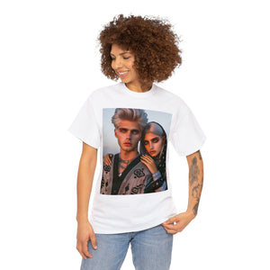 Unisex Cancer Couple (1) Heavy Cotton Tee