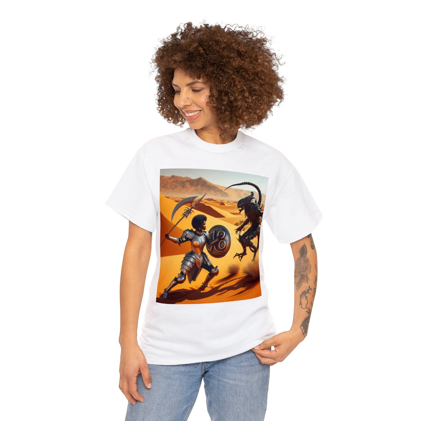 Cancer Zulu (F2) Unisex Heavy Cotton Tee