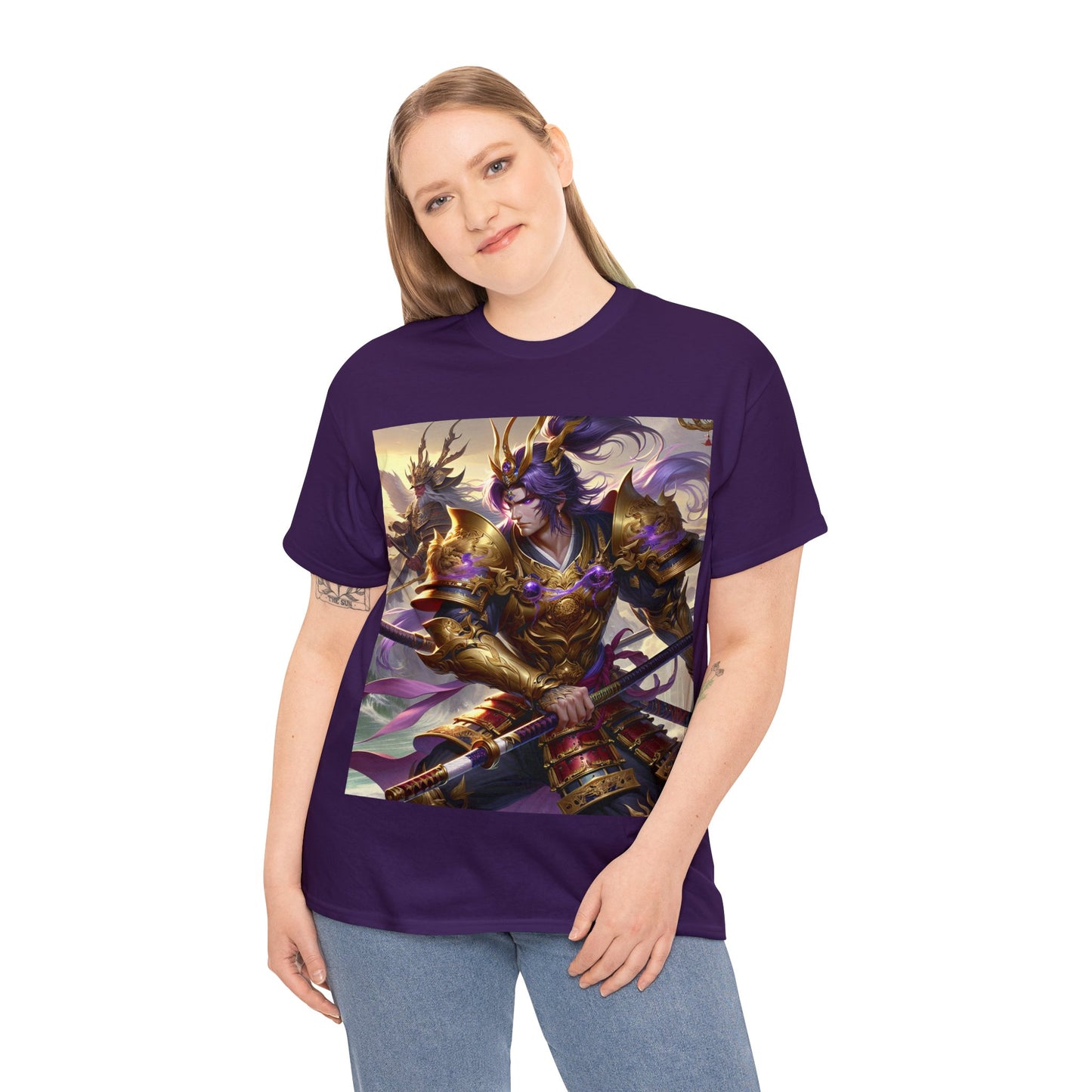 Samurai Sagittarius (2) Unisex Heavy Cotton Tee