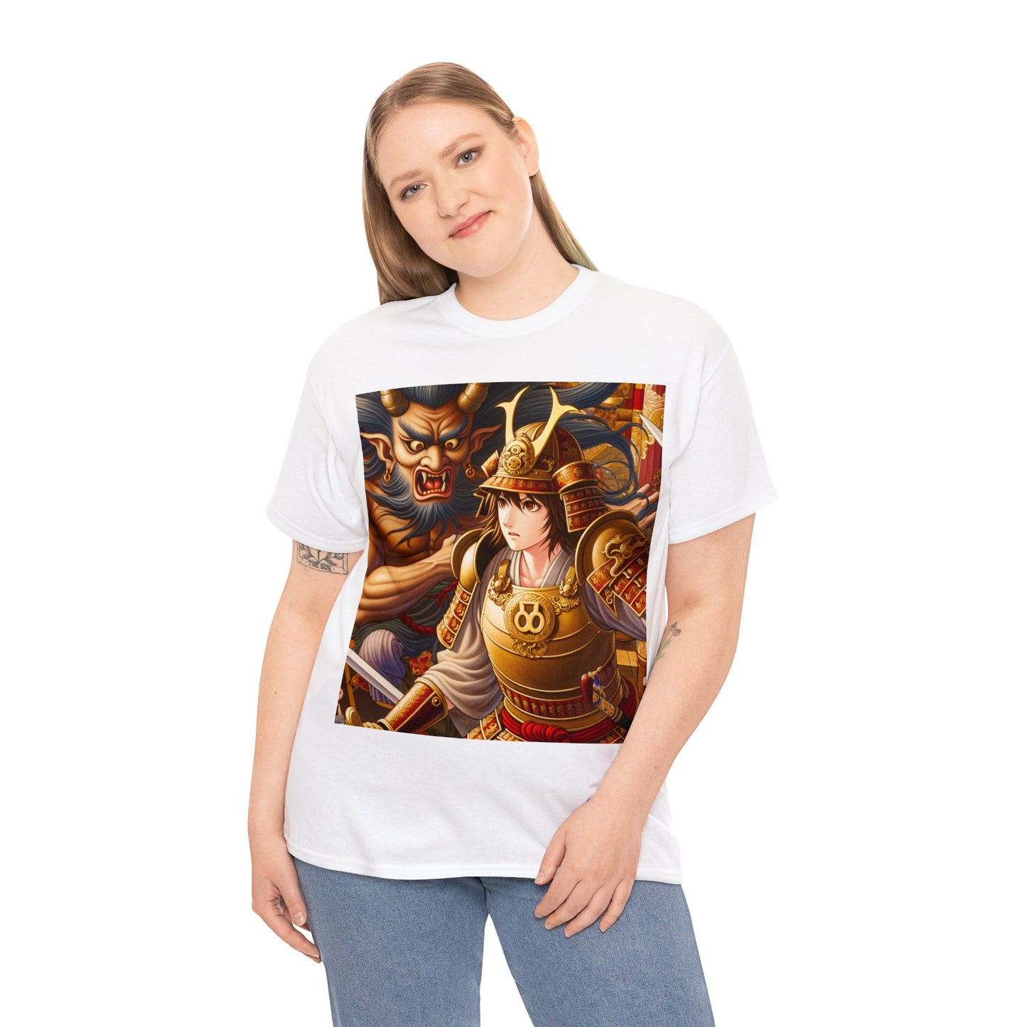 Samurai Virgo (2) Unisex Heavy Cotton Tee