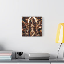 Load image into Gallery viewer, Canvas Wall Art: Halloween Virgo Astrology Mummy
