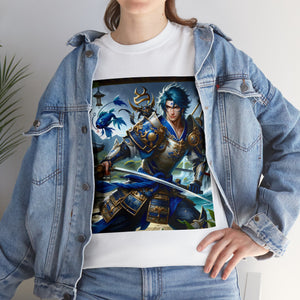 Samurai Aquarius (2) Unisex Heavy Cotton Tee