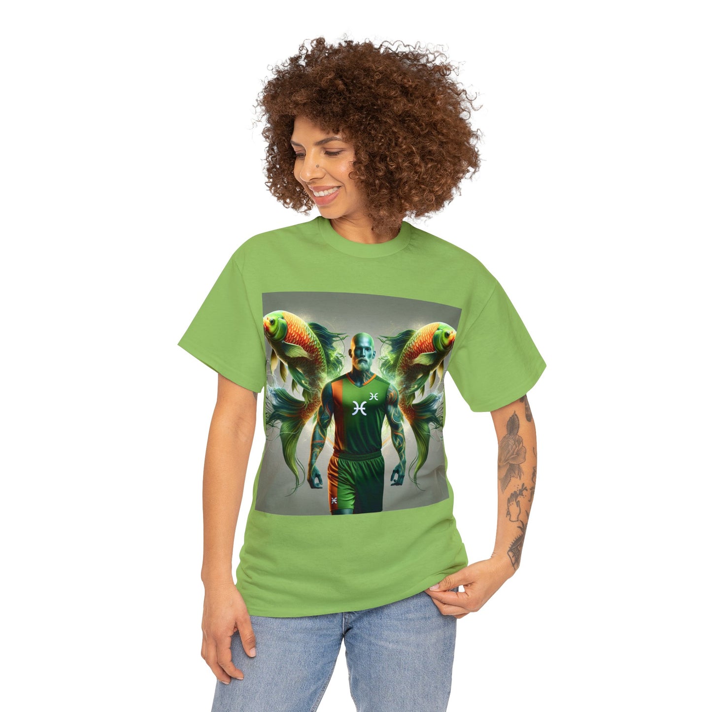 Team Pisces (7) Unisex Heavy Cotton Tee