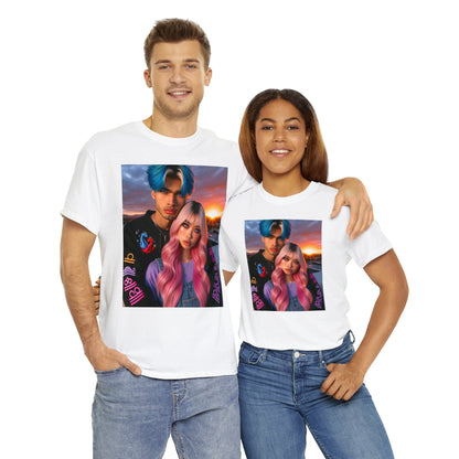 Unisex Libra Couple (3) Heavy Cotton Tee