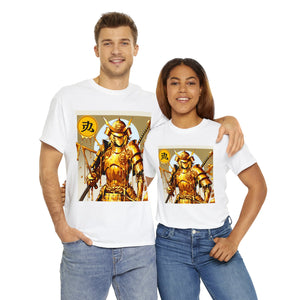 Samurai Leo (3) Unisex Heavy Cotton Tee