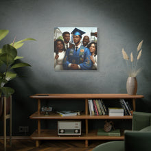 Load image into Gallery viewer, Graduation Celebration Canvas Wall Art, Personalized Gift, Home Décor, Graduation Keepsake, Unique Family Portrait
