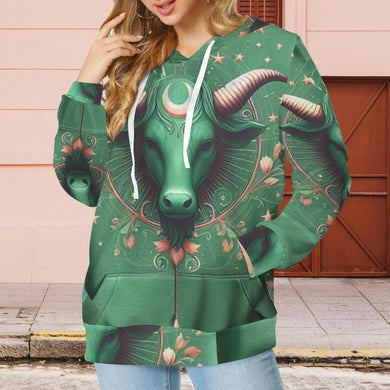 Designer (28) Taurus Women's Drawstring Pocket Hoodie