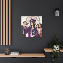 Load image into Gallery viewer, Graduation Canvas Art Print, Perfect Gift for Graduates, Wall Decor for Celebration, Home Office Decoration, Unique Graduation Gift
