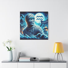 Load image into Gallery viewer, Mummy-Themed Canvas Art, Perfect for Halloween and Spooky Decor, Unique Home Wall Art, Great Gift for Horror Lovers, Halloween Decor
