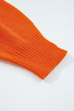 Load image into Gallery viewer, Flamingo Halloween Spooky Face Hollowed Pattern Casual Sweater
