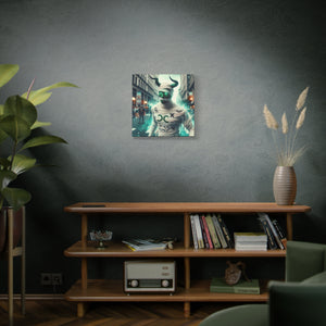 Canvas Print: Halloween Taurus Mummy