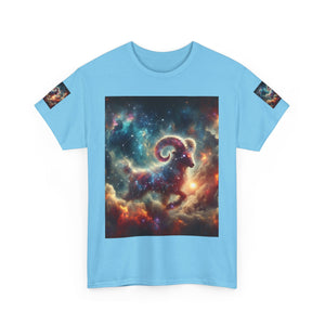 Aries Celestial Astrology Tee - Unisex Short Sleeve Shirt, Cosmic T-Shirt, Horoscope Apparel, Astrology Gift, Zodiac Wear