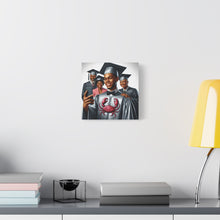Load image into Gallery viewer, Graduation Celebration Canvas Wall Art, Family Graduation Gift, Custom Graduate Canvas, Home Decor for Graduates, Graduation [...]
