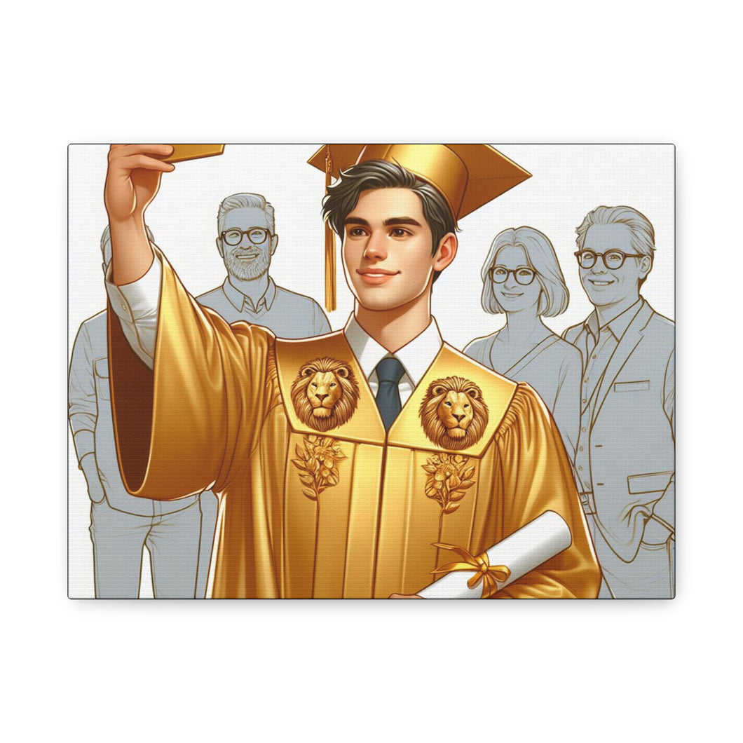 Graduation Canvas Print, Gift for Grads, Home Decor, Wall Art for Graduates, Unique Graduation Gift, Matte Finish Decoration