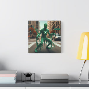 Canvas Print - Halloween Taurus Astrology Mummy