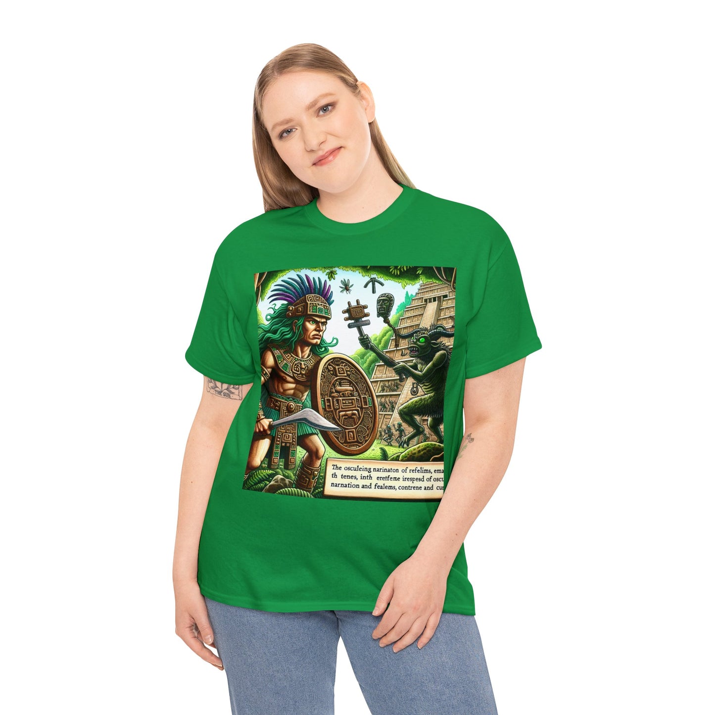 Taurus Aztec (2) Unisex Heavy Cotton Tee