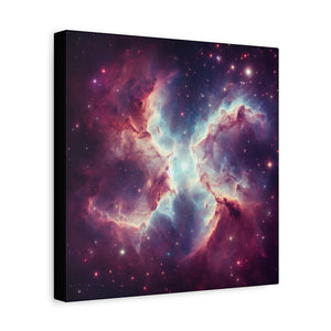 Galactic Canvas Art, Celestial Wall Decor, Cosmic Artwork, Space-Themed Home Decor, Stretched Canvas Print