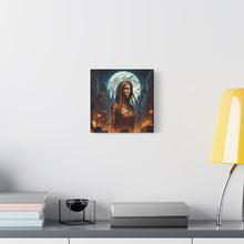 Load image into Gallery viewer, Canvas Print - Halloween Virgo Astrology Mummy
