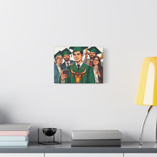 Load image into Gallery viewer, Graduation Canvas Art, Custom Grad Gift, Wall Decor, Graduation Celebration, Personalized Graduation Print
