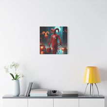 Load image into Gallery viewer, Canvas Wall Art, Aries Decor, Zodiac Gift, Home Wall Decor, Astrological Artwork
