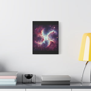 Galactic Canvas Art, Celestial Wall Decor, Cosmic Artwork, Space-Themed Home Decor, Stretched Canvas Print