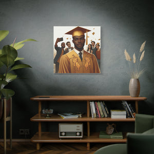 Graduation Canvas Art, Graduate Gift, Class of 2023 Decor, Achievement Wall Art, Inspirational Home Decor, College Graduation