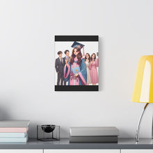Load image into Gallery viewer, Custom Graduation Canvas Art, Celebration Decor, Gift for Graduates, Wall Art for Achievements, High School or College Graduation
