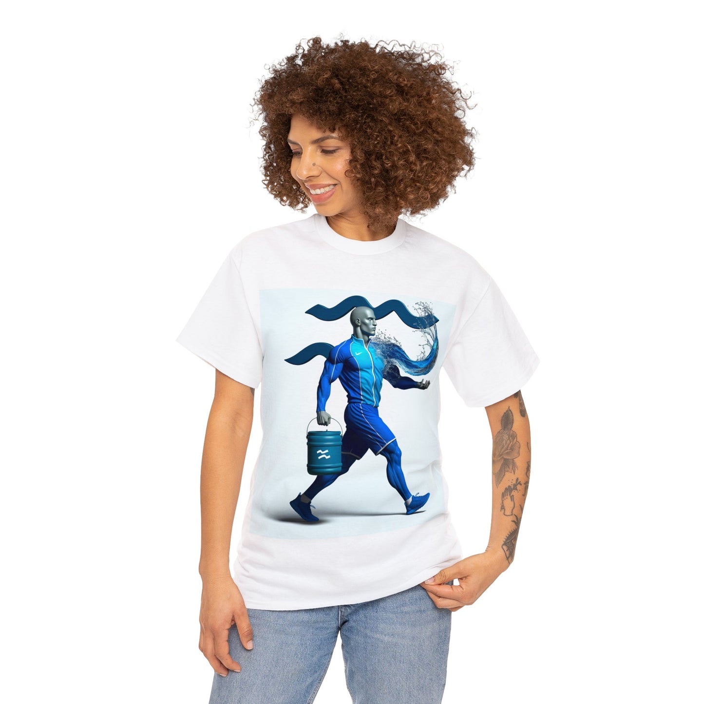 Team Aquarius (3) Unisex Heavy Cotton Tee