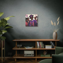 Load image into Gallery viewer, Graduation Canvas Print, Inspirational Wall Art, Emotional Home Decor, Unique Gift for Graduates, Celebration Keepsake
